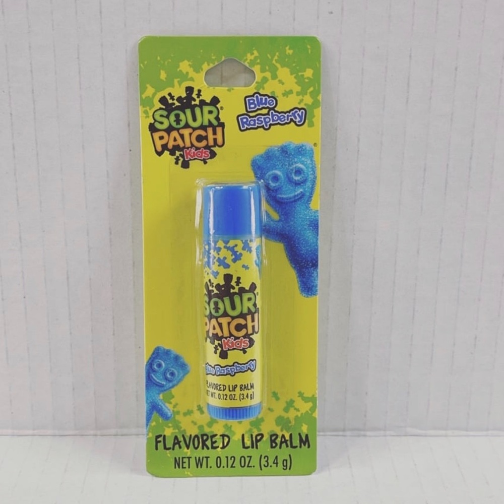 Sour Patch Kids Blue Raspberry flavored lip balm